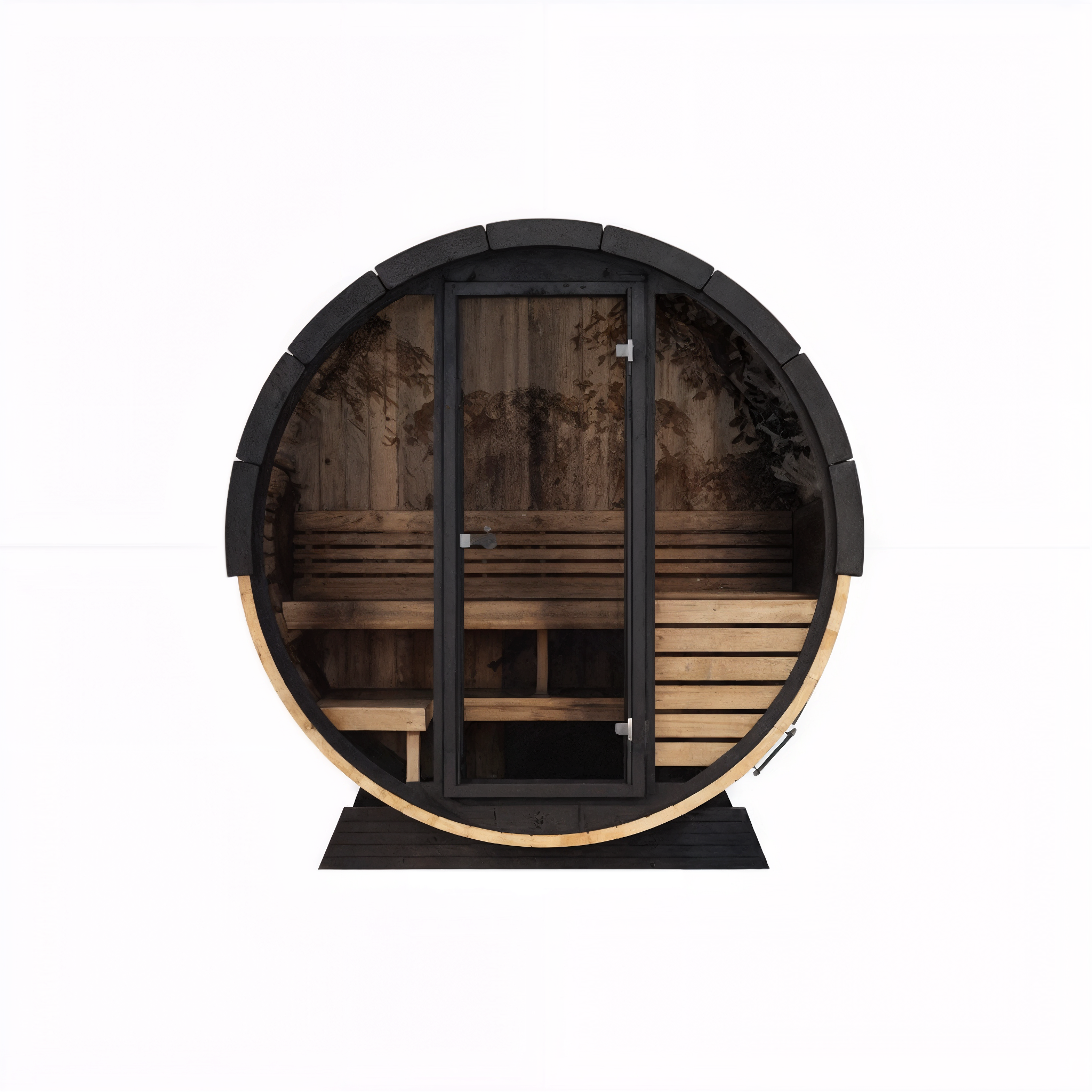 SaunaLife Model EE6G 4-Person Ergo Elegance Series Sauna Barrel